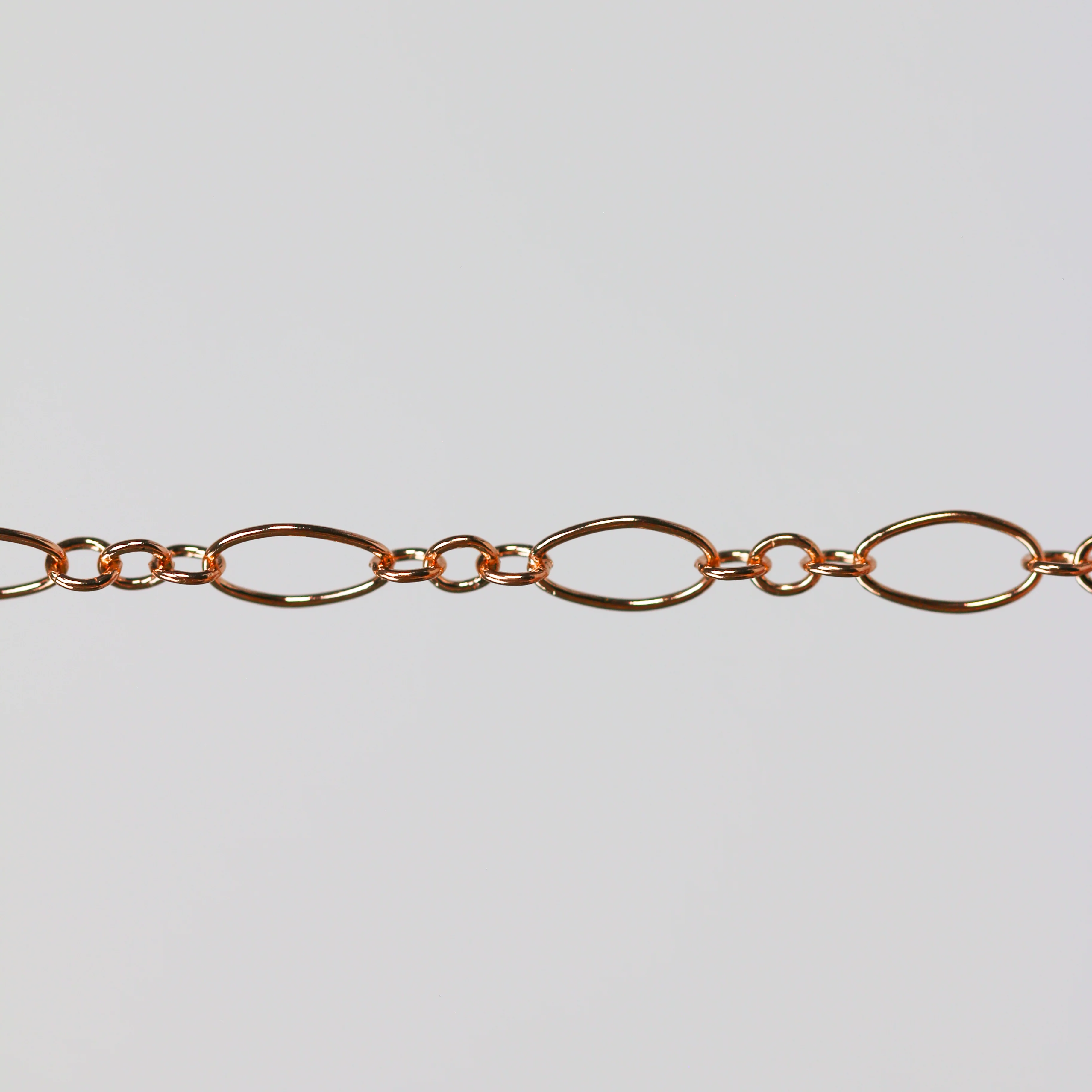 Aspen Permanent Jewelry Chain, Oval Design, Long and Small Links, Available in Gold Filled and Silver - Image 3