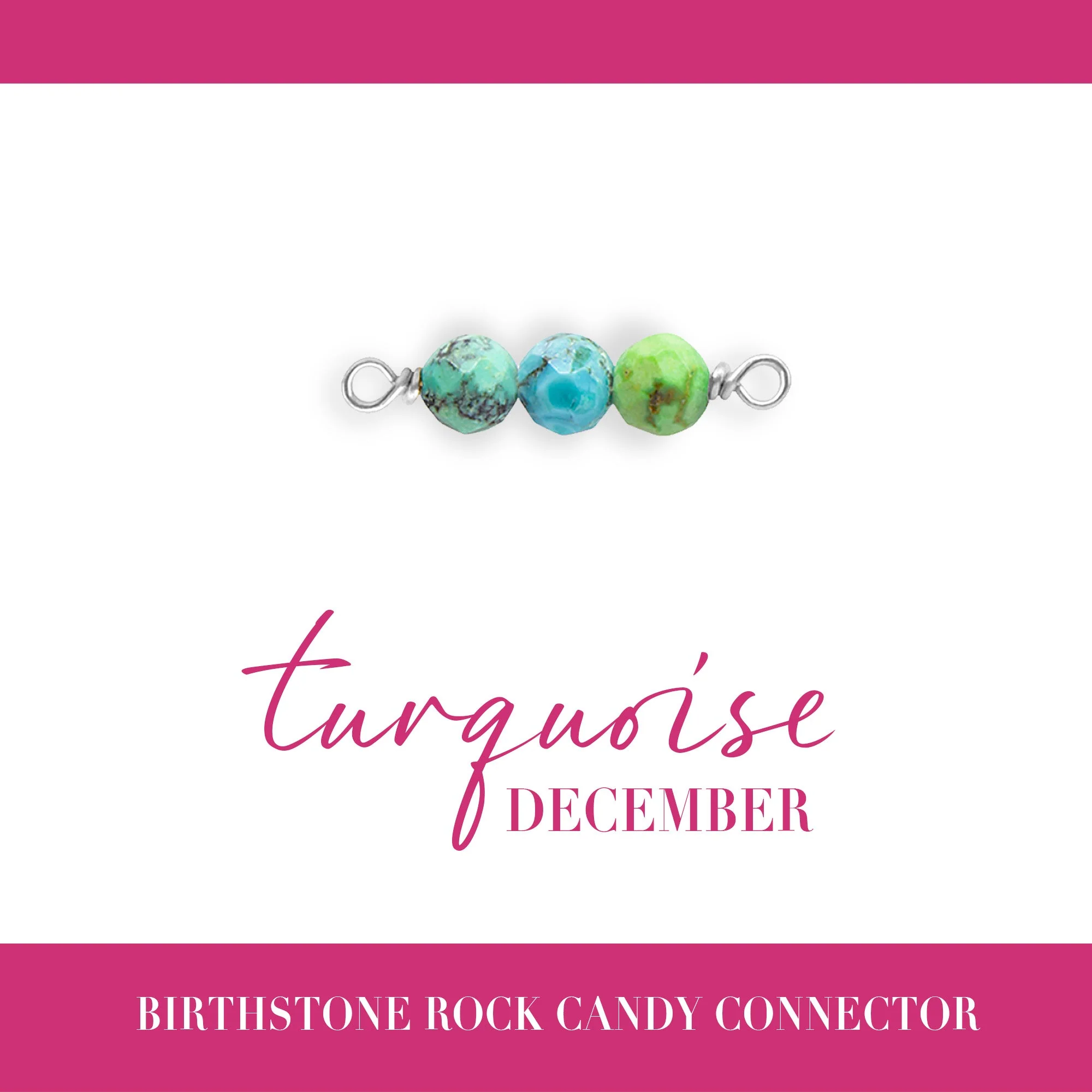 Birthstone Rock Candy Connectors | 14mm | .925 Sterling Silver - Image 14