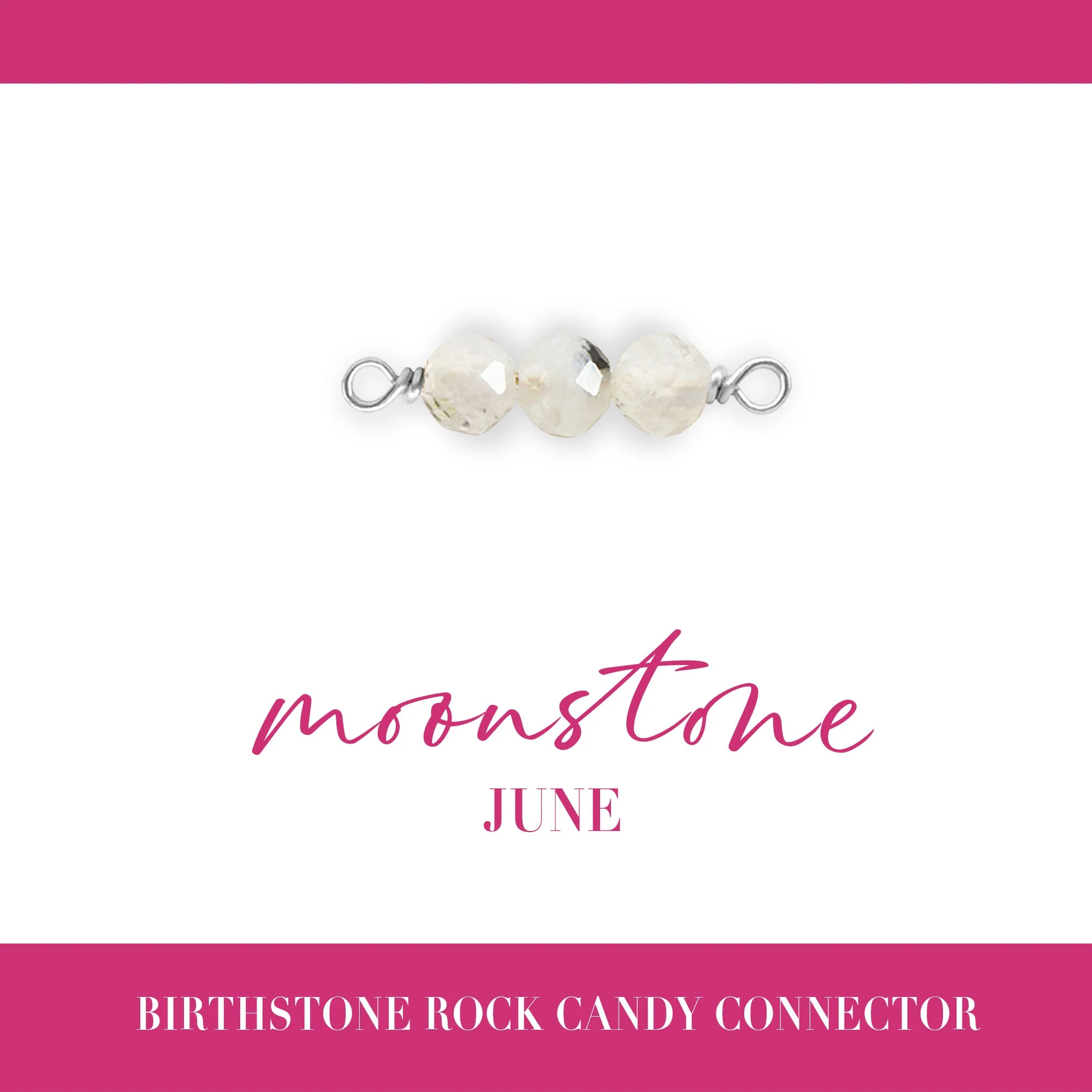 Birthstone Rock Candy Connectors | 14mm | .925 Sterling Silver - Image 8