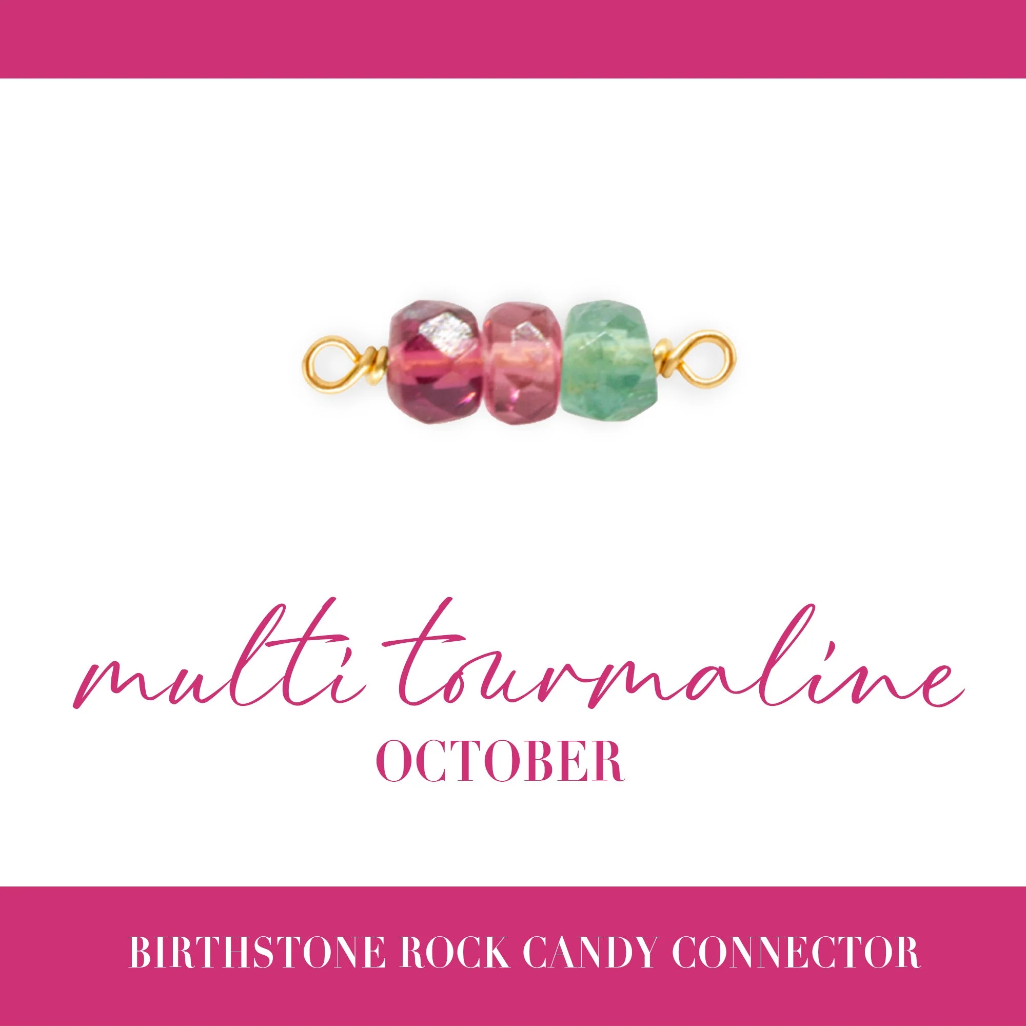 Birthstone Rock Candy Connectors | 14mm | 14K Gold Filled Yellow - Image 12