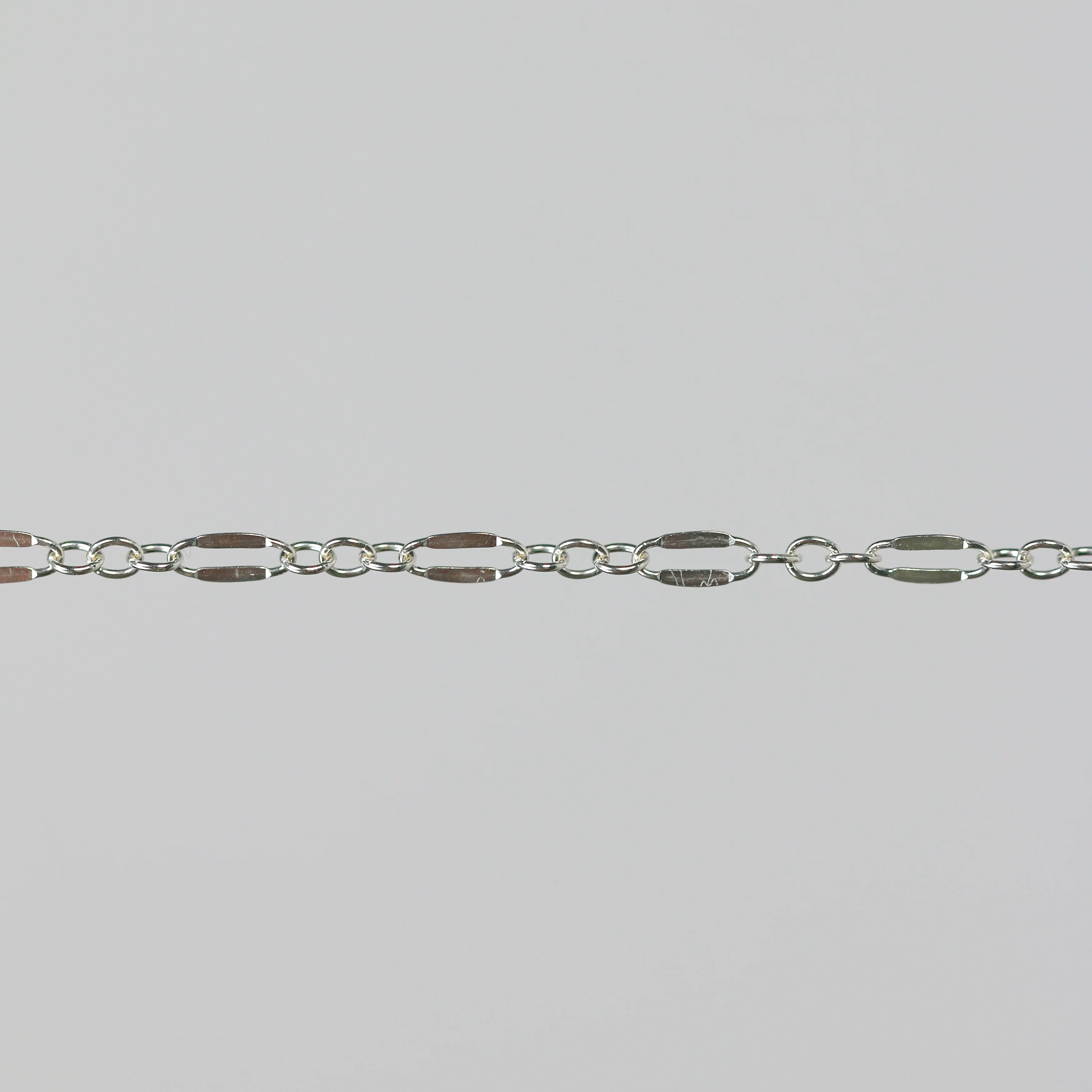 Bryce Permanent Jewelry Chain, Dapped Oval Design, Small Round Links, Available in Gold Filled and Silver - Image 5