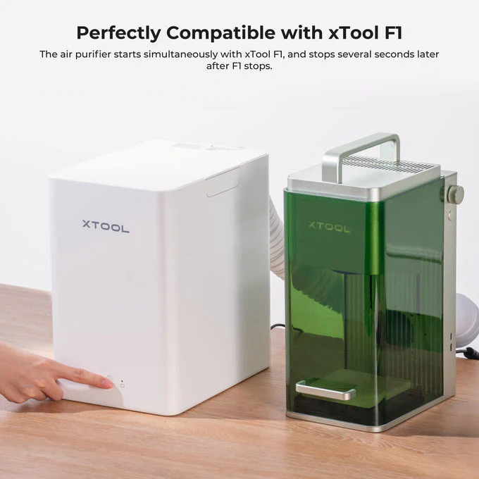 Desktop Air Purifier for xTool F1 Portable Laser Engraver for Permanent Jewelry - Image 3