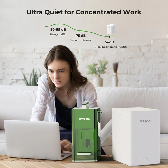 Desktop Air Purifier for xTool F1 Portable Laser Engraver for Permanent Jewelry - Image 7