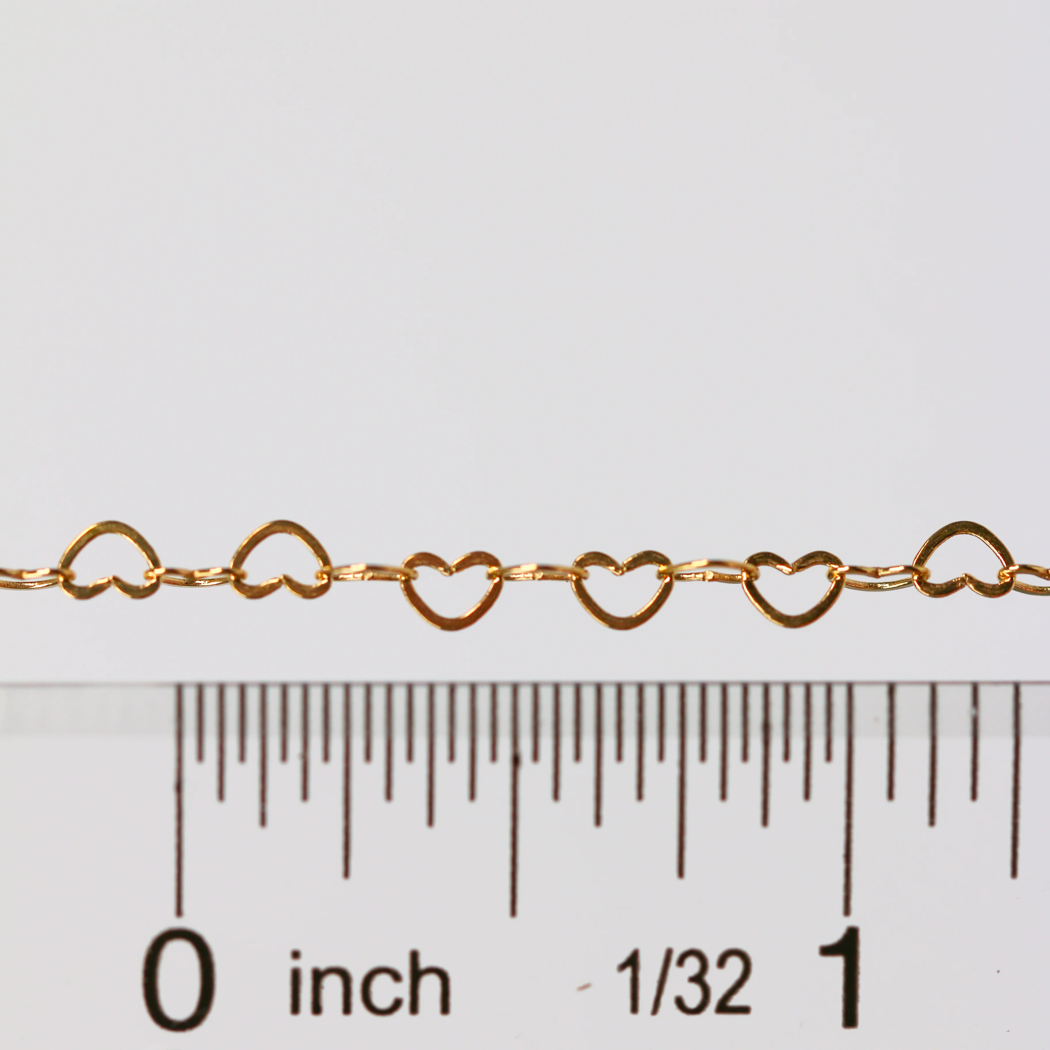 Ella Permanent Jewelry Chain, Flat Heart Design, Flat Heart Links, Available in Gold and Silver Options - Image 6