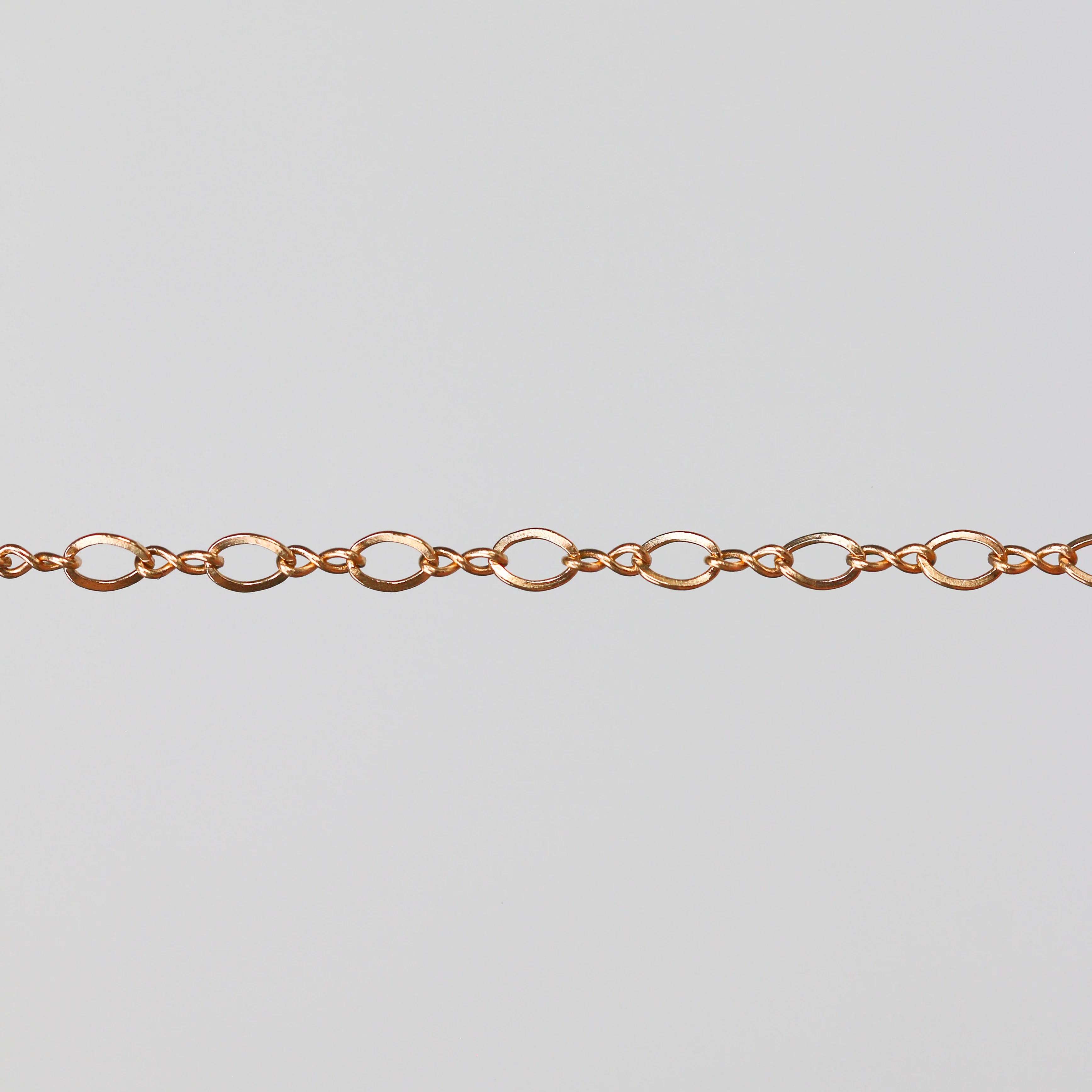 Grace Permanent Jewelry Chain, Figure 8 Design, Figure 8 Links, Available in Gold Options and Silver - Image 2