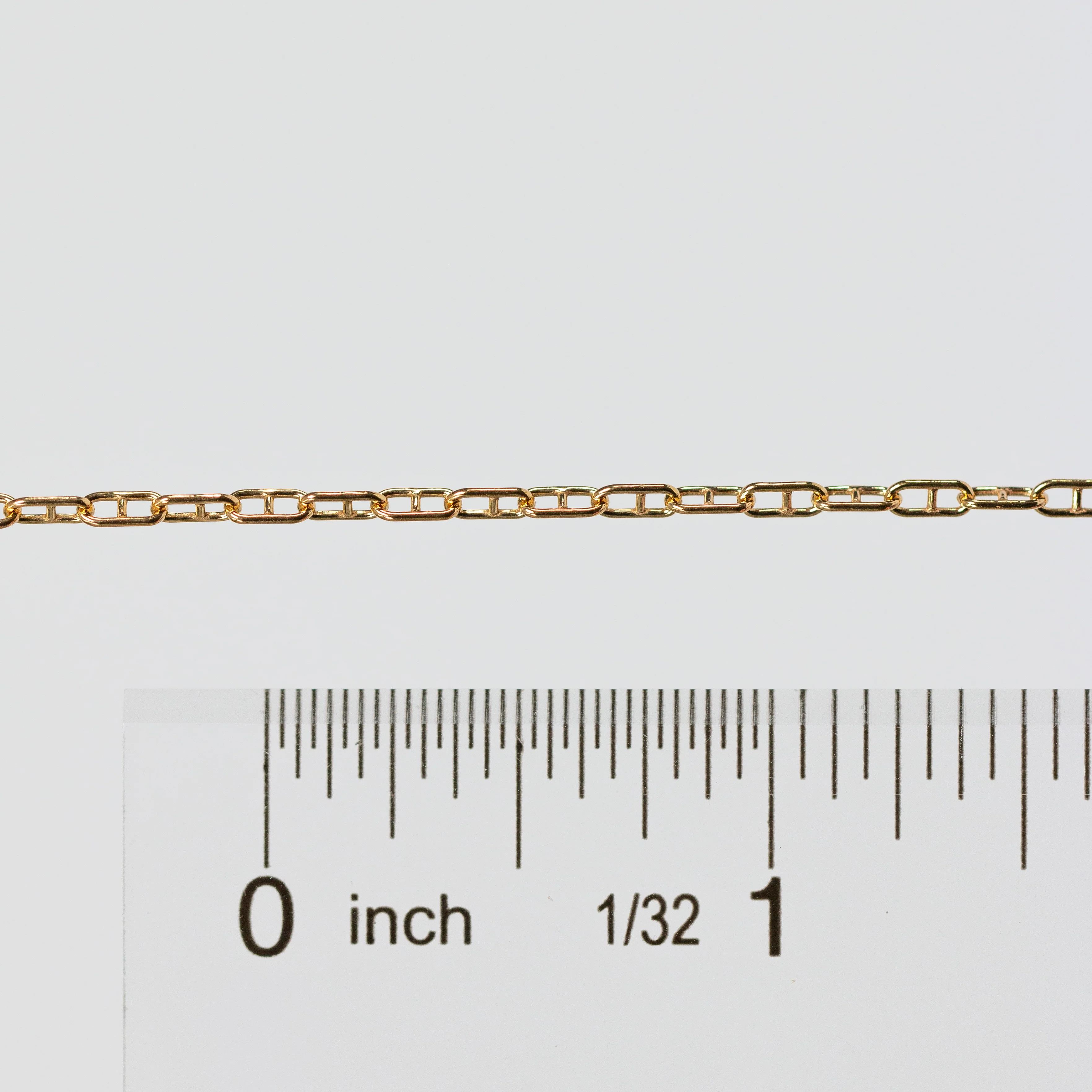 Karla Permanent Jewelry Chain, Mariner Links, Available in Yellow Gold-Filled - Image 3